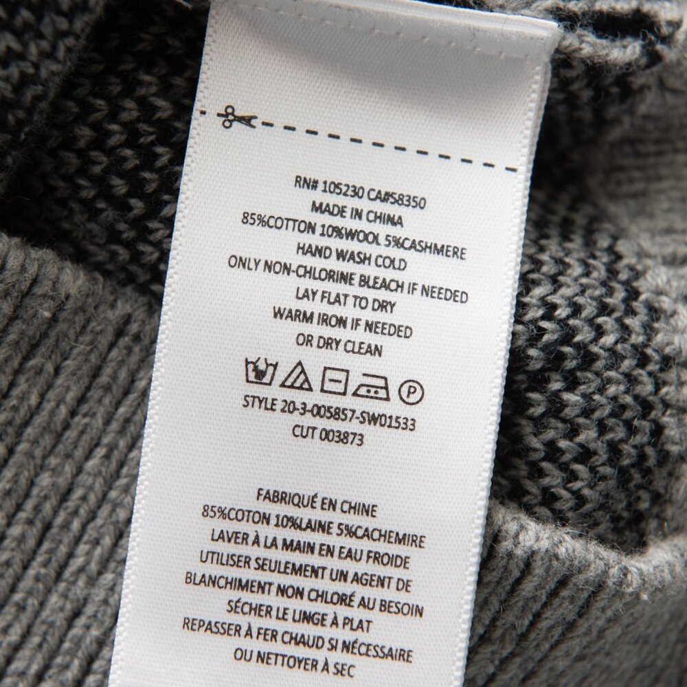 Current/Elliott The Duvall Sweater Animal Leopard Print Cream Grey Size 0 XS - Picture 5 of 6